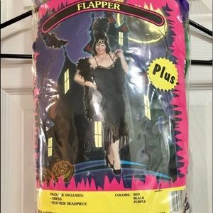 Adult Flapper Costume, Plus Size